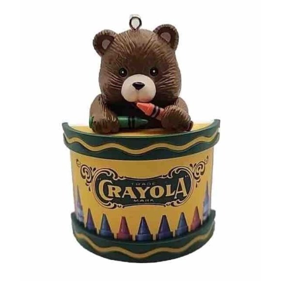 Crayola Crayon Bear Christmas Tree Ornament 3.5 Inch - Picture 1 of 4